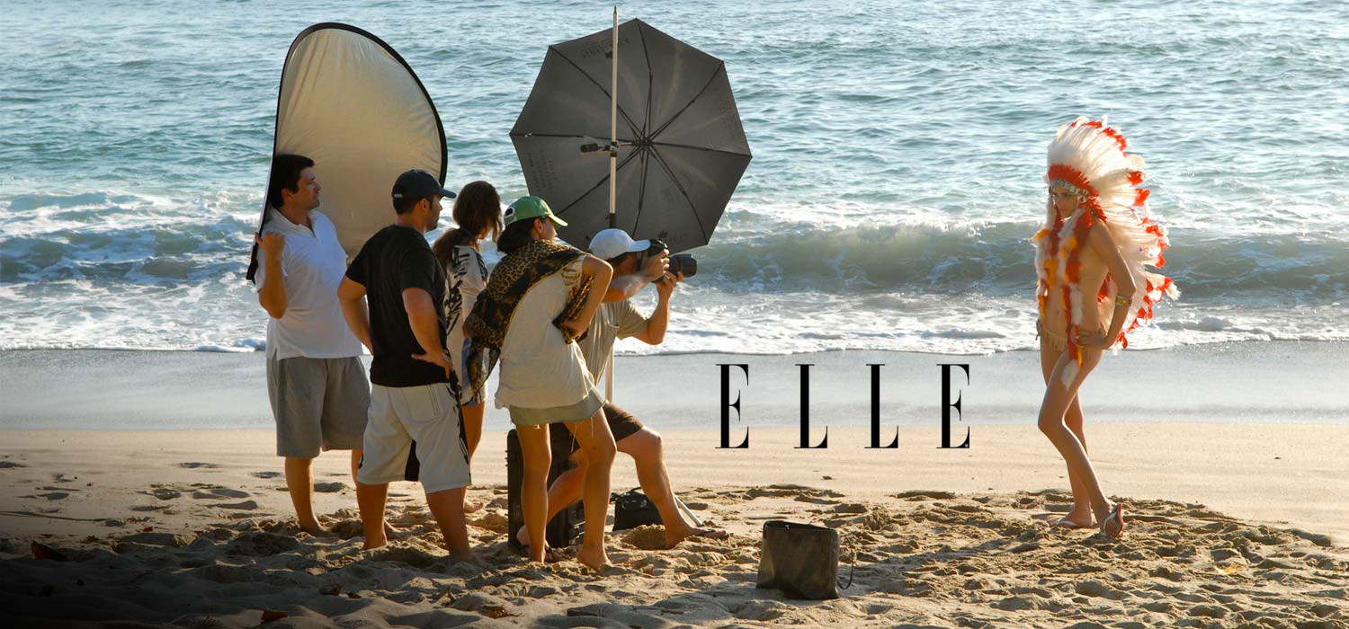 Elle Photo Shoot at Florblanca