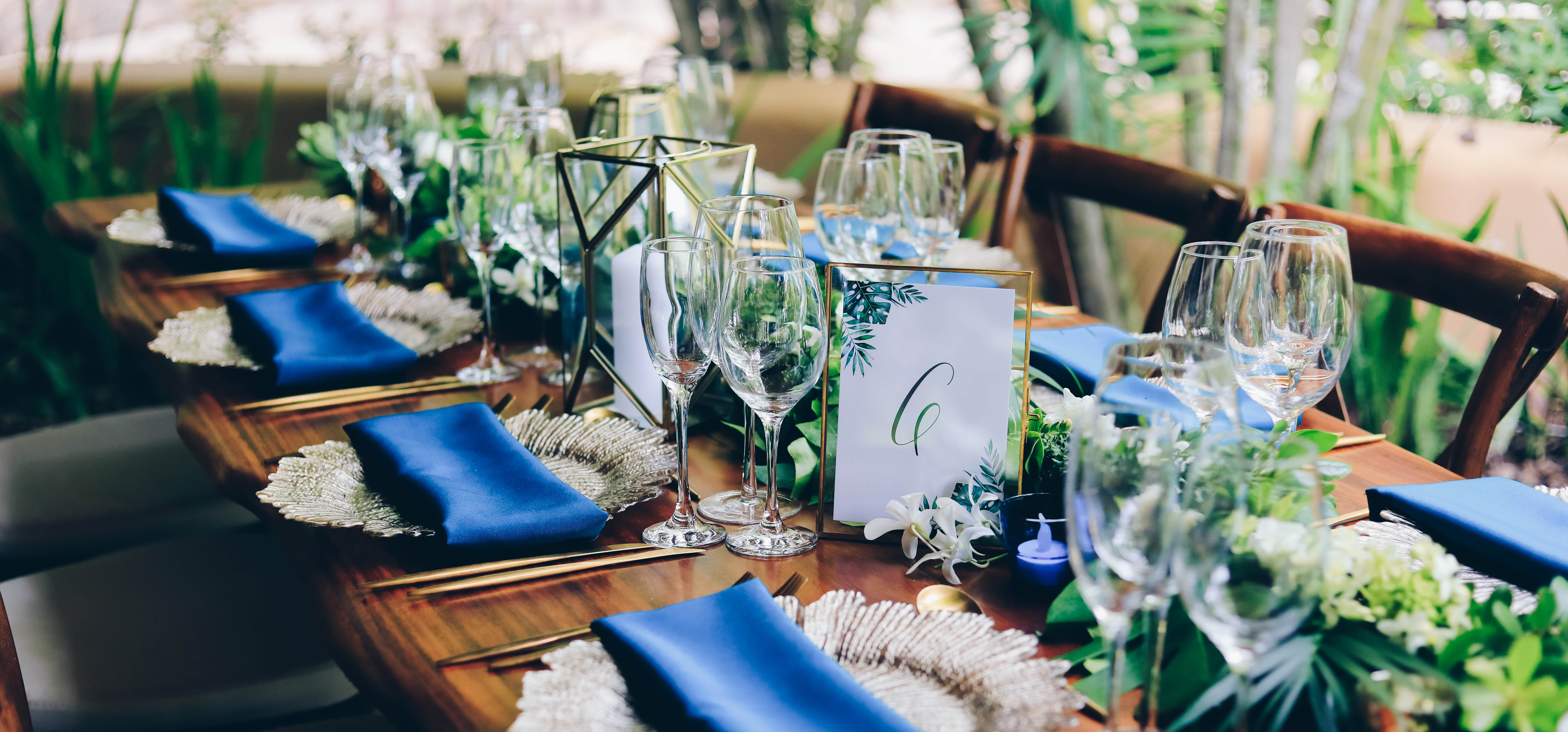 Wedding Table Setting, Florblanca
